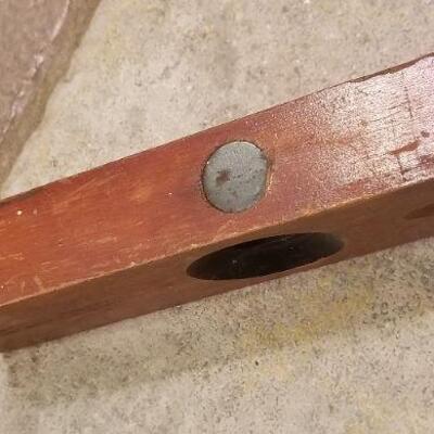 Lot #175: Vintage STANLEY Cherry Wood Level