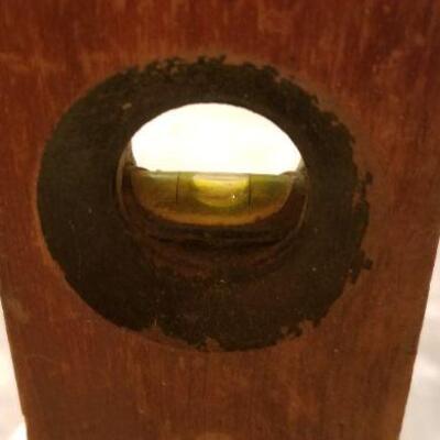 Lot #175: Vintage STANLEY Cherry Wood Level