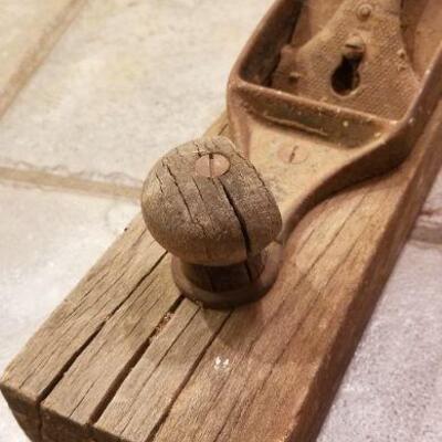 Lot #177: (2) Antique Wood Planer Tools