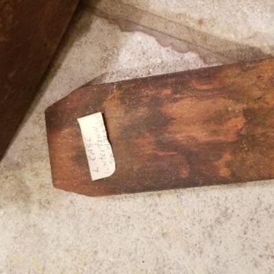 Lot #177: (2) Antique Wood Planer Tools