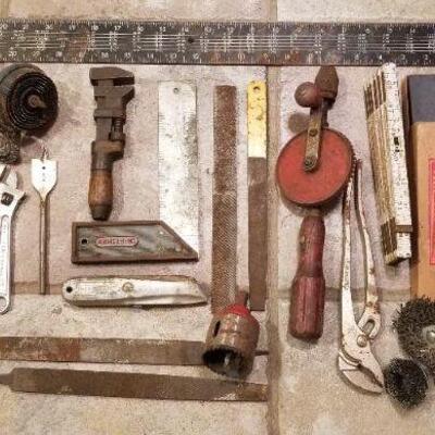 Lot #185: Large Collection of Assorted Vintage Tools
