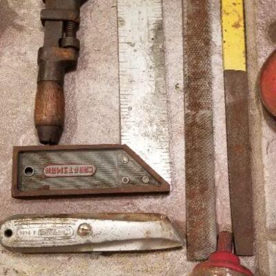 Lot #185: Large Collection of Assorted Vintage Tools