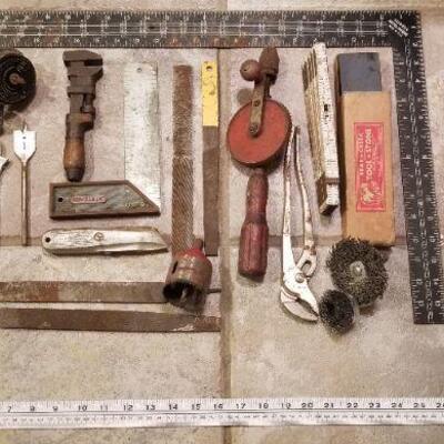 Lot #185: Large Collection of Assorted Vintage Tools