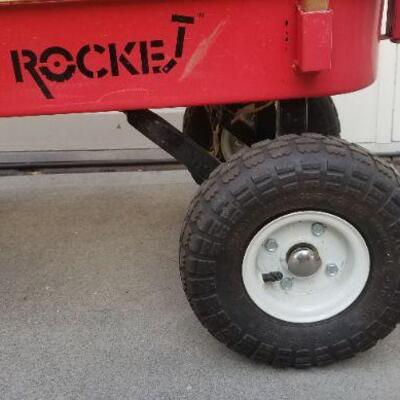 Lot #187: Vintage ROCKET All Terrain Wagon w/ wood sides