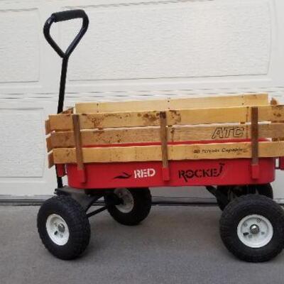 Lot #187: Vintage ROCKET All Terrain Wagon w/ wood sides