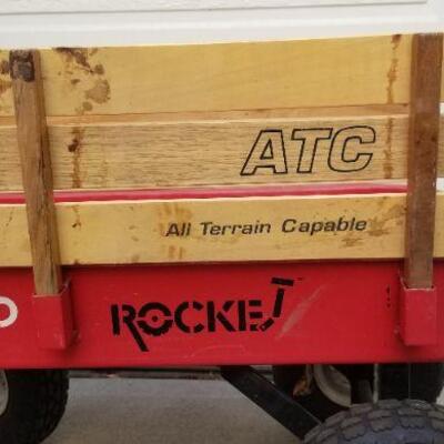 Lot #187: Vintage ROCKET All Terrain Wagon w/ wood sides