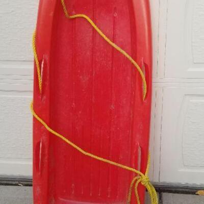 Lot #193: Vintage Sled Adult Size Red