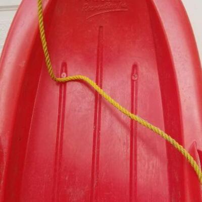 Lot #193: Vintage Sled Adult Size Red