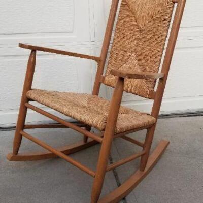 Lot #194: Vintage Large Rocker Chair