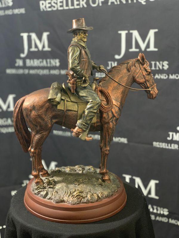 The Bradford Exchange John Wayne Cold Cast Bronze Statue