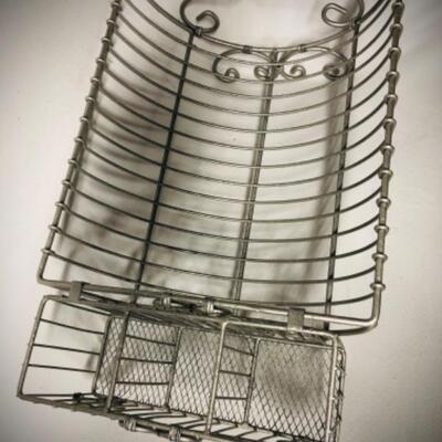 Heavy Duty,Nickel Finish, Iron-Work, Dish Rack by Southern Living.
