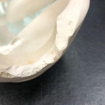 U66: Vintage Porcelain and Glass Mortal and Pestle