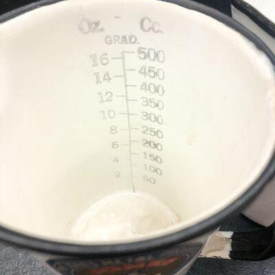 U80: Vintage White Enamel Measuring Cup
