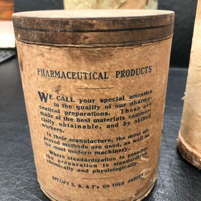 U87: Vintage Container Pharmaceutical Canisters