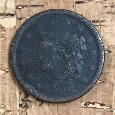 C1: Antique One Cent Coin
