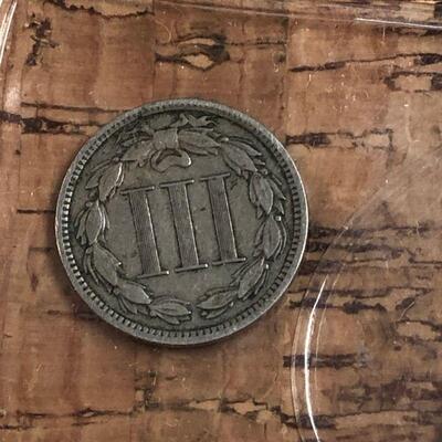 C10: 1866 & 1881 3-Cent Piece