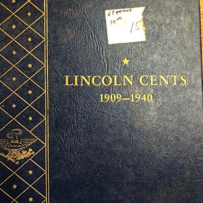 C24: Two Incomplete Books of Lincoln Cents 1909-1940