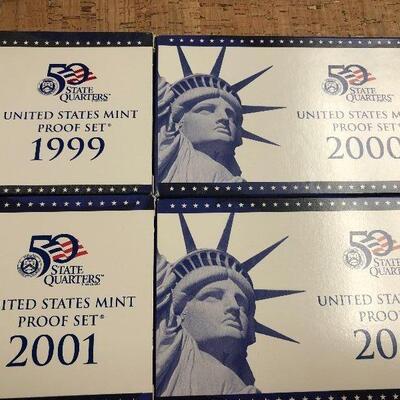 C30: 1999-2002 Mint Proof Sets