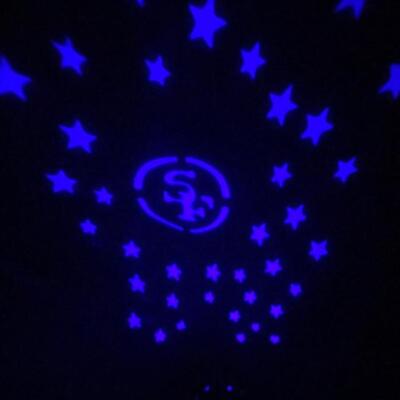 NFL~SAN FRANCISCO 49ers~ Projection Light Show/ Night Light Plush Stuffed Bear