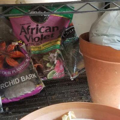 Lot 198: Huge Garden Bundle (Pots, Fertilzer and More)