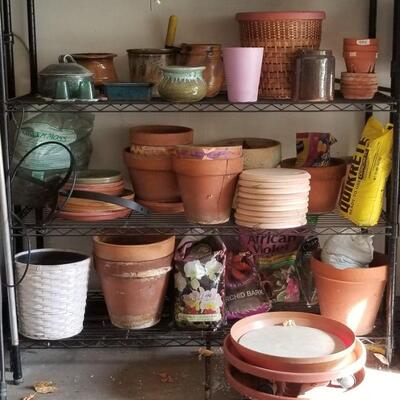 Lot 198: Huge Garden Bundle (Pots, Fertilzer and More)