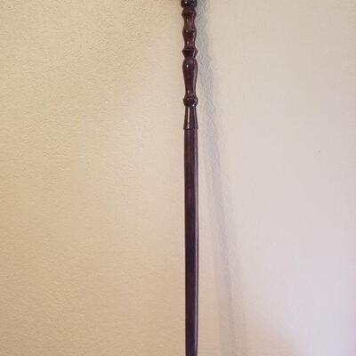 Lot 203: Hand Carved Rabbit Head Walking Stick/Cane