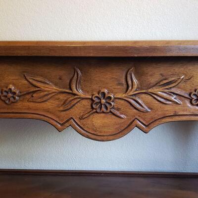 Lot 205: Drexel Console Table (48" Ã— 15" Ã— 29") 
