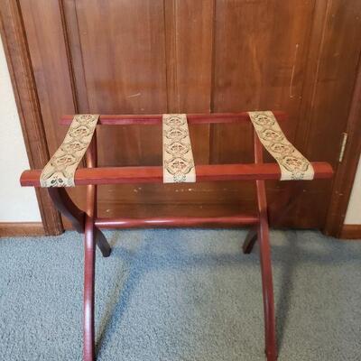 Lot 213: Mid Century Luggage Stand