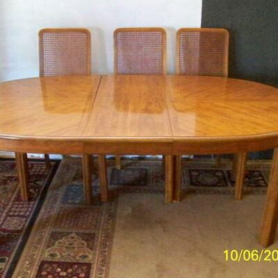 3 Dining room table and chairs