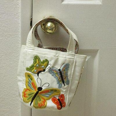 Lot 99- Butterfly Leather Purse