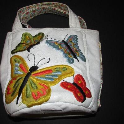 Lot 99- Butterfly Leather Purse