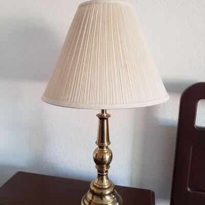 Lot 240: Vintage Brass Lamp