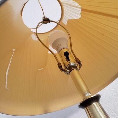 Lot 240: Vintage Brass Lamp