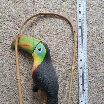 Lot 272: Costa Rican Handpainted Bird
