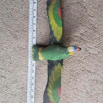 Lot 273: Handpainted Bird
