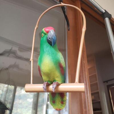 Lot 274: Costa Rican Handpainted Parrot