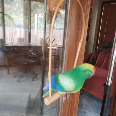 Lot 274: Costa Rican Handpainted Parrot