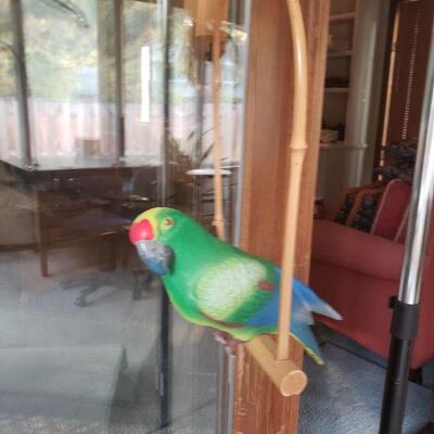 Lot 274: Costa Rican Handpainted Parrot