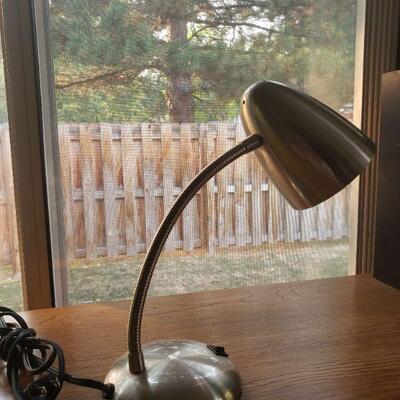 Lot 277: Stainless Desk Lamp