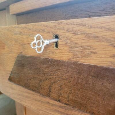 Lot 280: Antique Library Desk 60 Ã— 29.75 Ã—