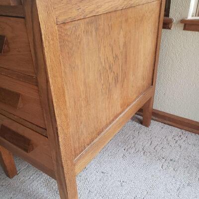 Lot 280: Antique Library Desk 60 Ã— 29.75 Ã—