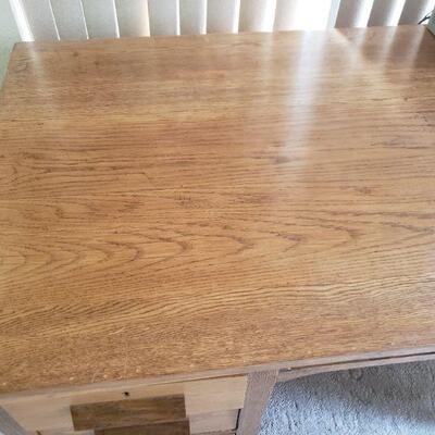 Lot 280: Antique Library Desk 60 Ã— 29.75 Ã—