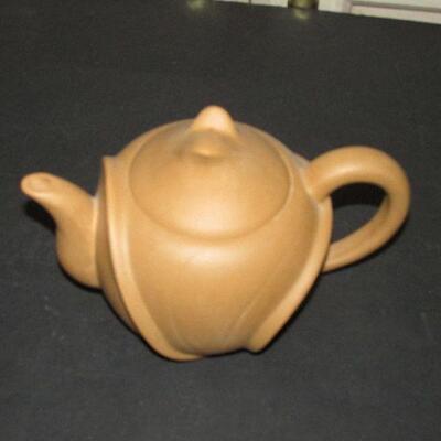 Lot 156- Tan Teavana Teapot