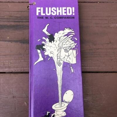 Lot 409: 1 Flushed Toilet Book, 1963;  1 Door Hanger