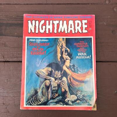Lot 489: Nightmare Magazine Comic: Oct. #9, 1972