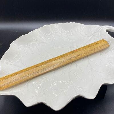 Leaf Shaped Serving Plate made in Italy