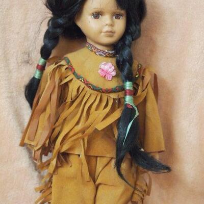 Porcelain Indian Collectable  doll 