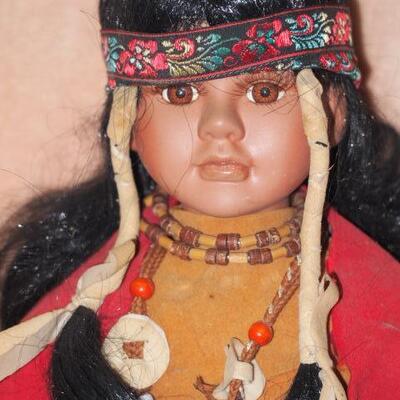 Porcelain Indian Collectable  doll 