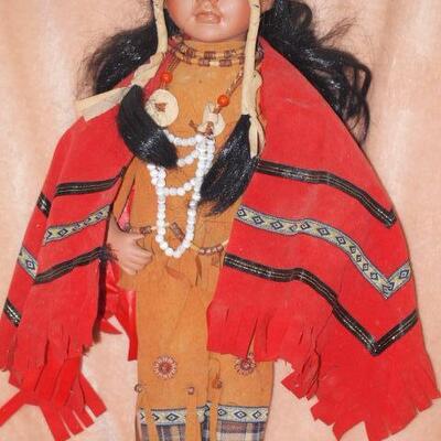 Porcelain Indian Collectable  doll 