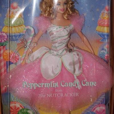 Peppermint Candy Cane Barbie from the Nutcracker
